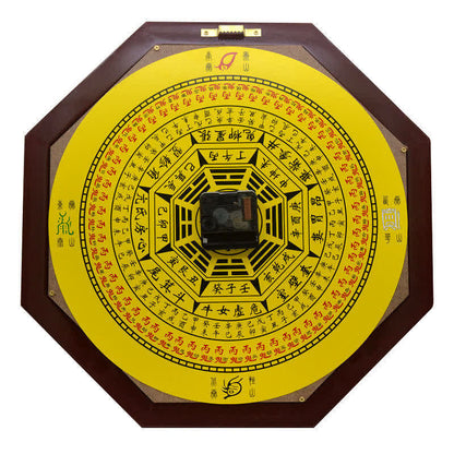 Mythstone Feng Shui Bagua Map Balance Energy Map Wall Clock