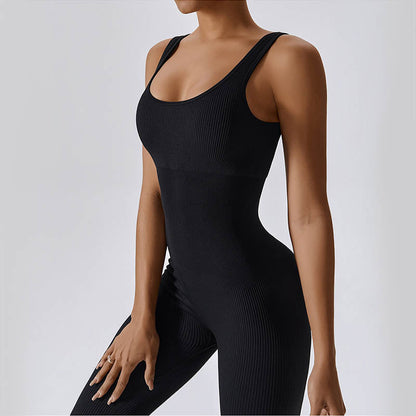 Mythstone Seamless High Stretch Jumpsuit Sports Fitness Yoga Women Bodysuit