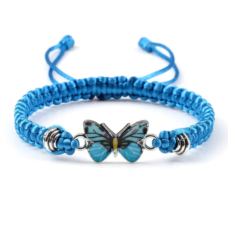 Pulsera con dije de mariposa y amor por la libertad de Mythstone