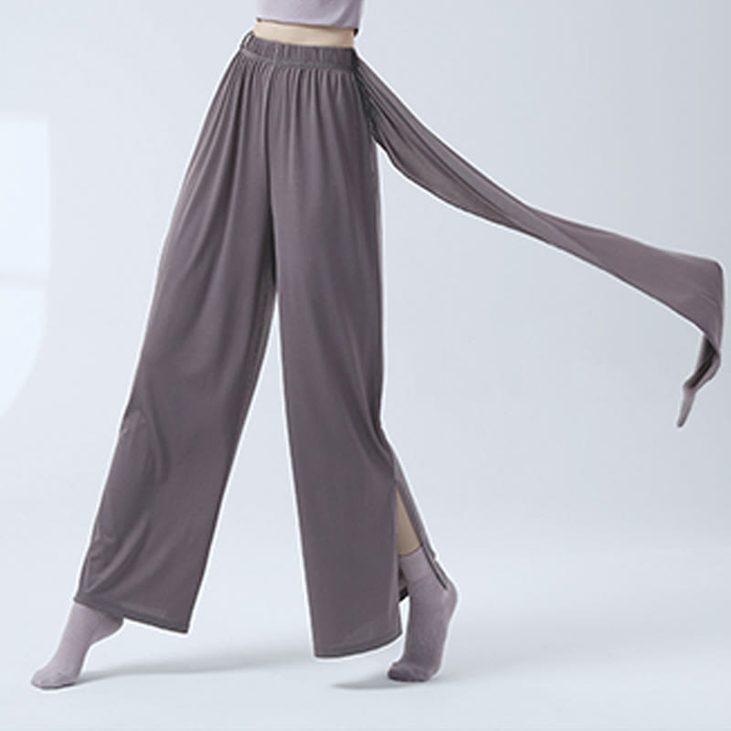 Mythstone Retro Loose Wide Leg Pants Casual Dance Women's Yoga Pants