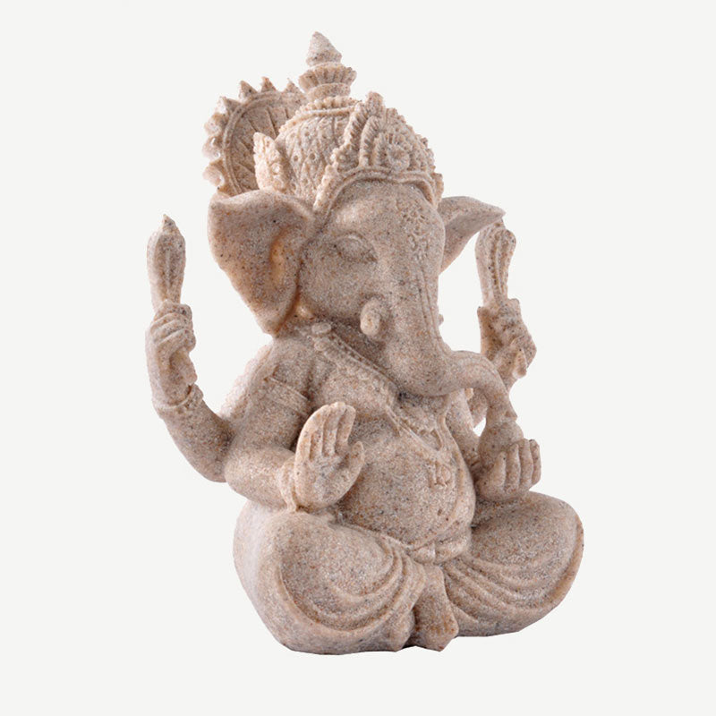 Mythstone Ganesh Ganpati Elephant Statue Wealth Blessing Home Decoration