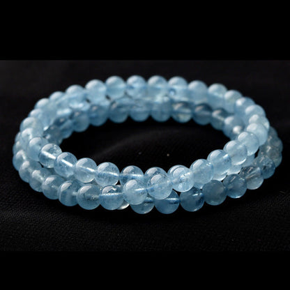 Mythstone Natural Aquamarine Peace Healing Bracelet