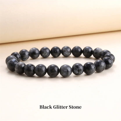 Mythstone Natural Stone Quartz Healing Beads Bracelet