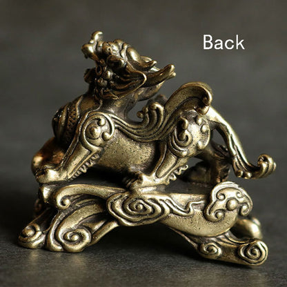 Mythstone Handmade FengShui PiXiu Copper Wealth Luck Decoration