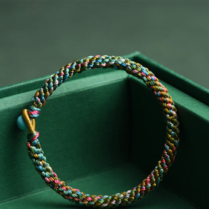 Mythstone Colorful Rope Luck Handcrafted Braided Child Adult Bracelet