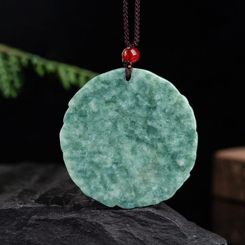 Mythstone Dragon Jade Yin Yang Balance Necklace String Pendant