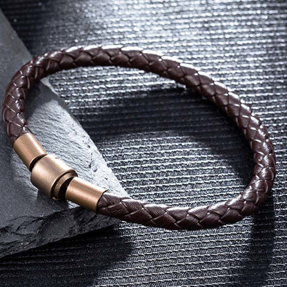 Mythstone Vintage Leather Rope Luck Braid String Bracelet