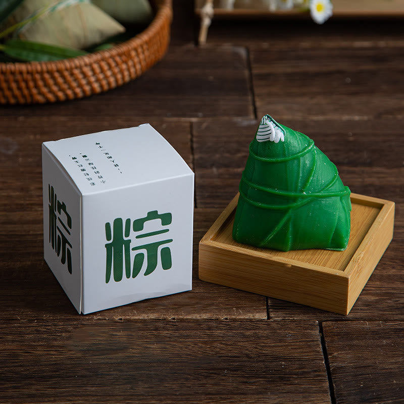 Mythstone Dragon Boat Festival Zongzi Pattern Scented Candle Gift For Family Friends