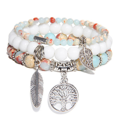 Mythstone Tree Of Life Turquoise Balance Bracelet