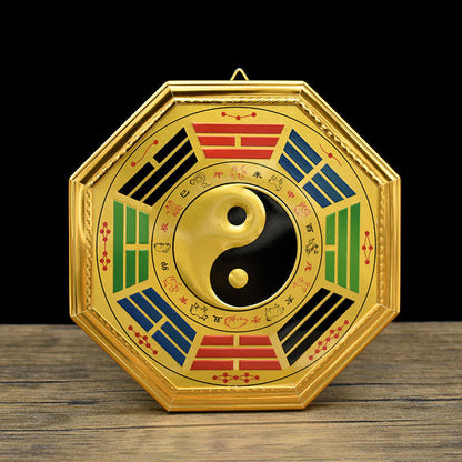 Feng Shui Bagua Map Five Emperor Coins Gourd Balance Energy Map