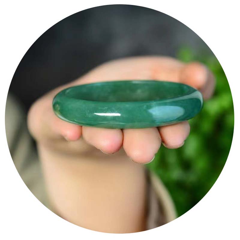 Mythstone Jade Healing Abundance Protection Bracelet Bangle