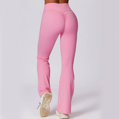 Pantalones acampanados de cintura alta Mythstone para deportes, fitness y yoga 