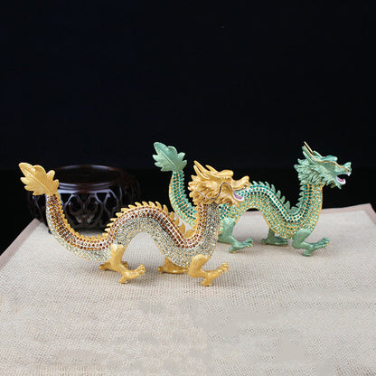 Mythstone Handmade Feng Shui Dragon Luck Success Home Decoration