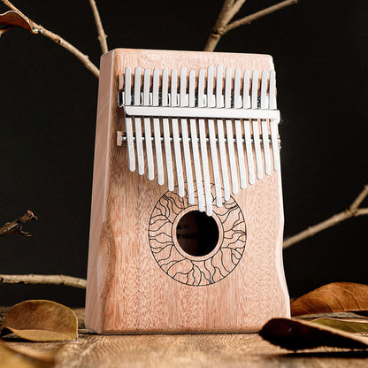 Mythstone Kalimba 17/21 Keys Thumb Piano Lotus Design Portable Finger Piano