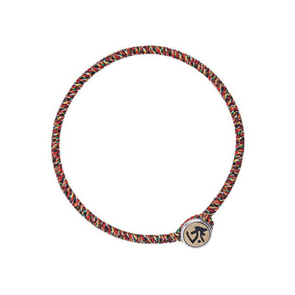 Pulsera de cuerda colorida con protección de Buda natal del zodíaco chino hecha a mano en plata de ley 925 de Mythstone 