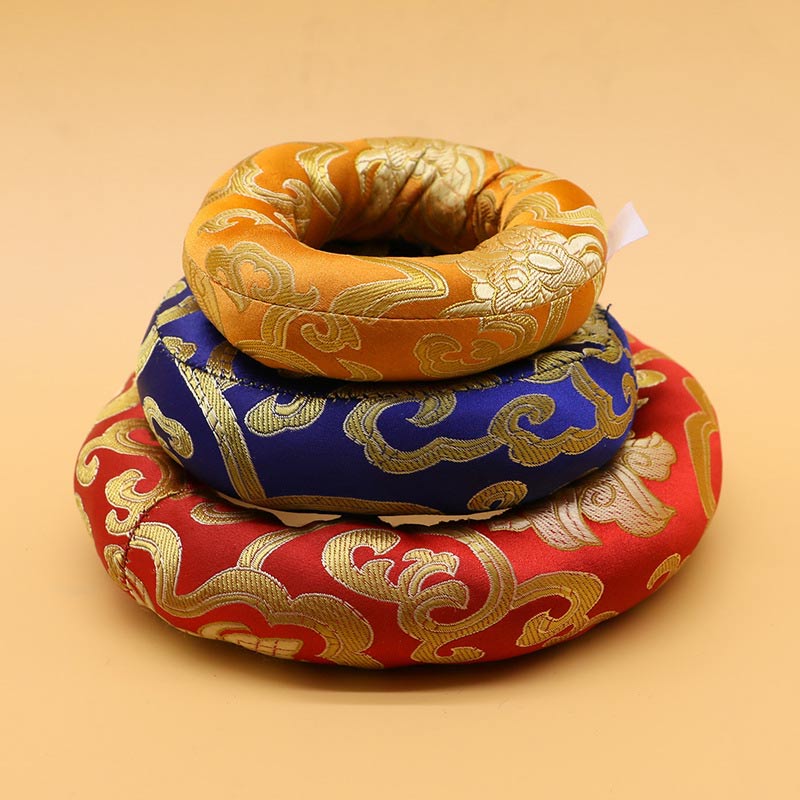 Mythstone Tibetan Singing Bowl Handcraft Cushion Decoration