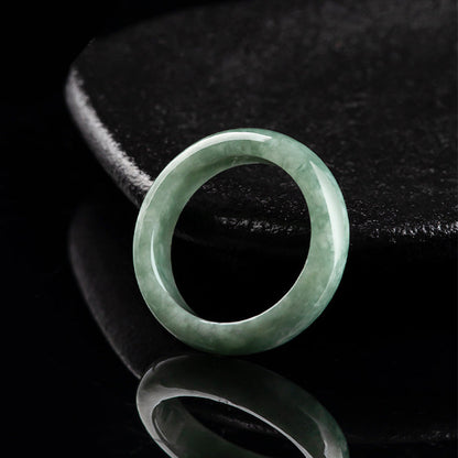 Mythstone Natural Jade Abundance Healing Ring