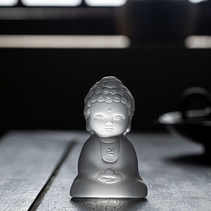 Mythstone Mini Tathagata Buddha Liuli Serenity Desk Decoration