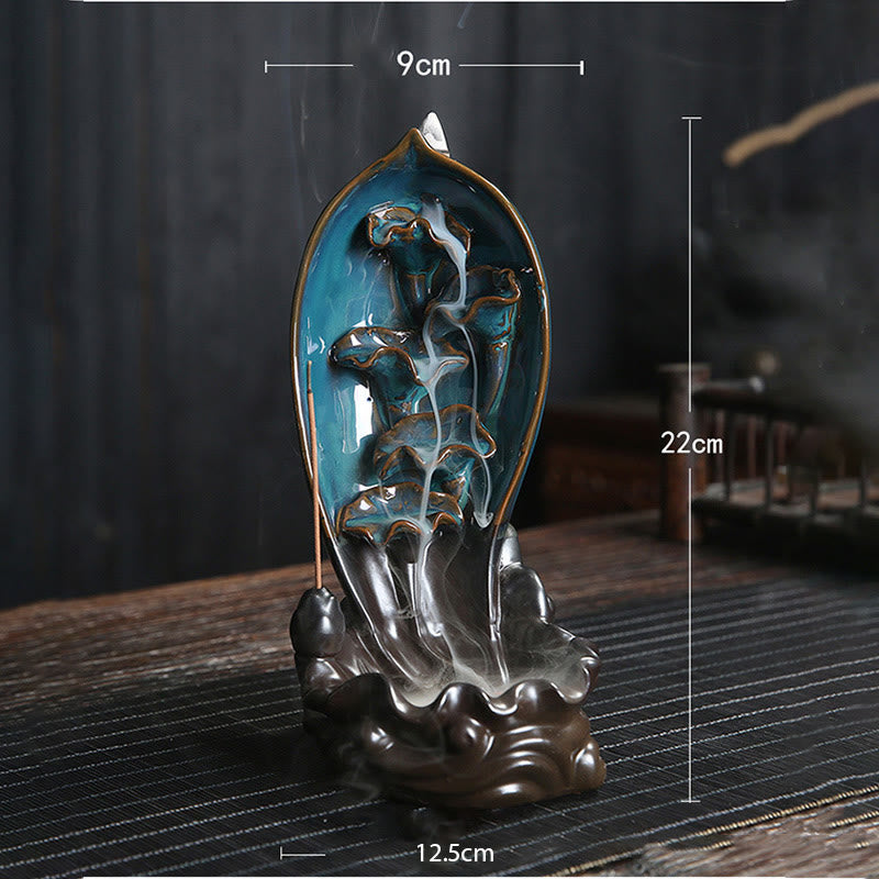 Mythstone Waterfall Incense Burner Backflow Incense Holder