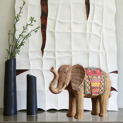 Mythstone Elephant Resin Wisdom Wealth Home Decoration