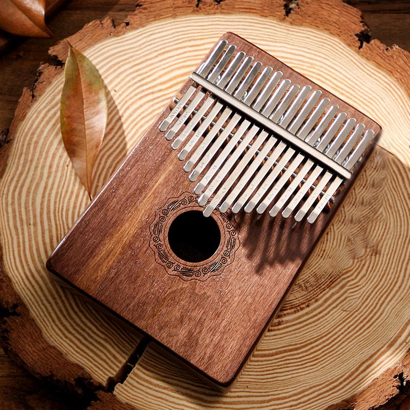 Mythstone Kalimba 17 Keys Thumb Piano Mahogany Wood Acacia Walnut Portable Finger Piano