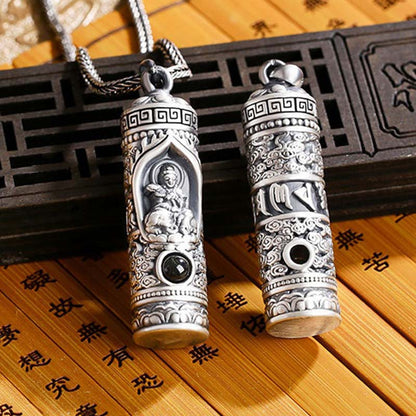 Mythstone Chinese Zodiac Natal Buddha Projection Prosperity Necklace Pendant