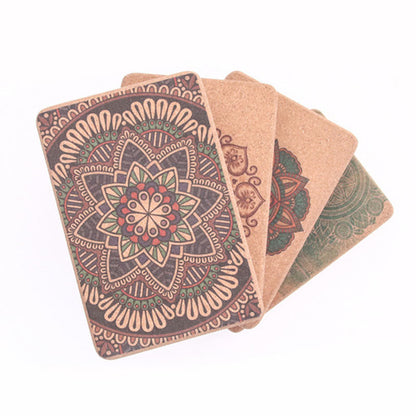 Mythstone Tibetan Mandala Mindful Yoga Cork Block