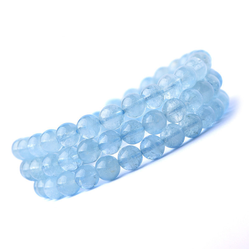 Mythstone Natural Aquamarine Peace Healing Bracelet