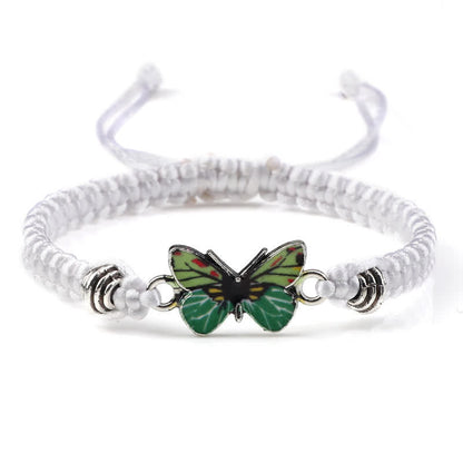 Pulsera con dije de mariposa y amor por la libertad de Mythstone