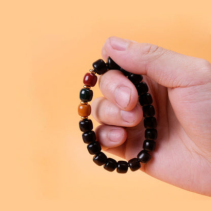 Mythstone Ebony Wood Rosewood Peace Balance Bracelet