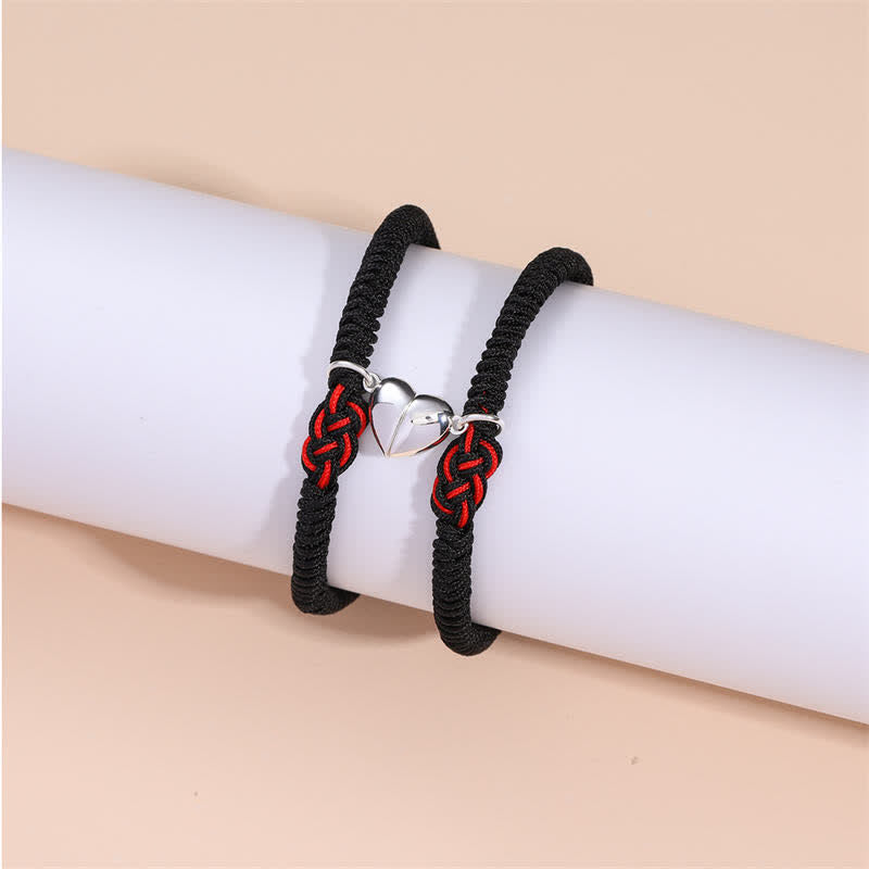 Mythstone 2Pcs Tibetan Luck Chinese Knot Protection String Bracelet