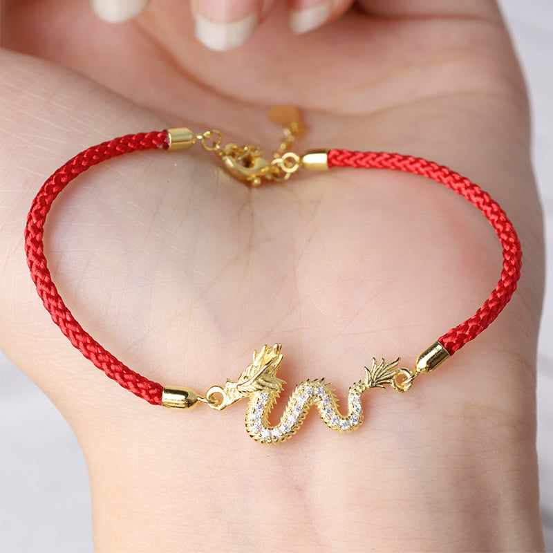 Mythstone Luck Dragon Red String Protection Bundle