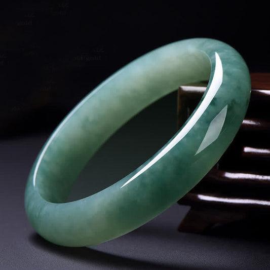 Mythstone Jade Abundance Luck Healing Bangle Bracelet