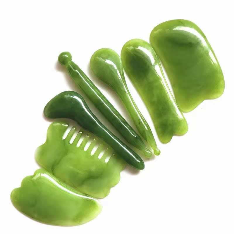 Resin Gua Sha Facial Whole Body Massage Comb Tool Set