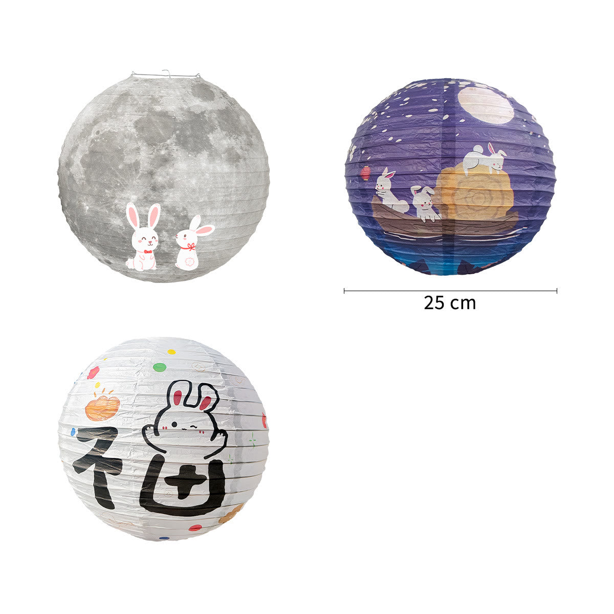 Mythstone DIY Rabbit Paper Lantern Lamp Mid-Autumn Festival Lantern Decoration