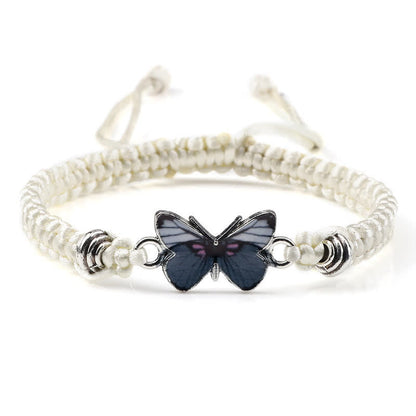 Pulsera con dije de mariposa y amor por la libertad de Mythstone