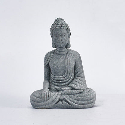 Mythstone Sitting Meditation Buddha Blessing Compassion Decoration