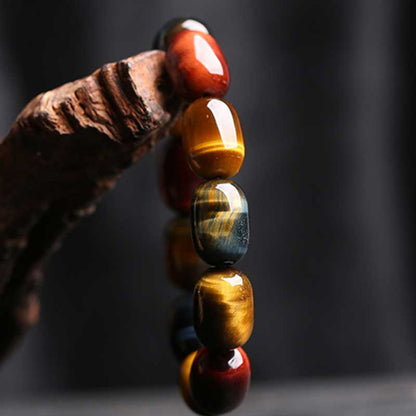 Mythstone Natural Tiger Eye Healing Protection Bracelet