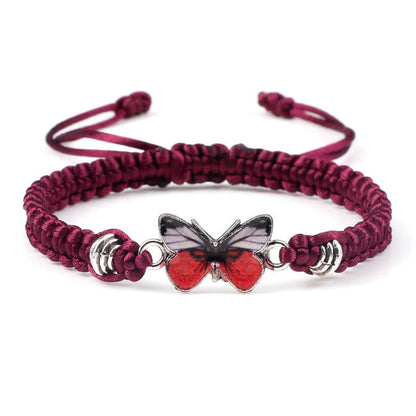 Pulsera con dije de mariposa y amor por la libertad de Mythstone