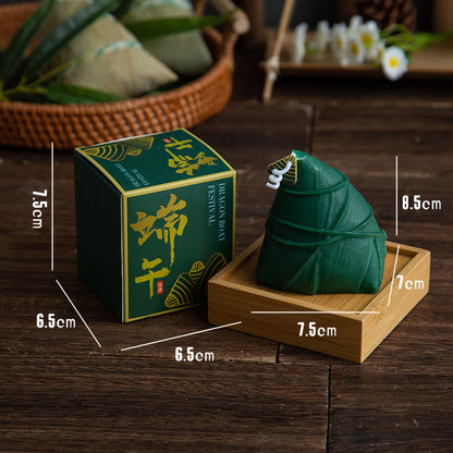 Mythstone Dragon Boat Festival Zongzi Pattern Scented Candle Gift For Family Friends