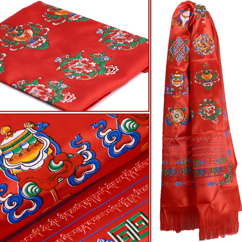 Mythstone Tibetan Lucky Blessing 5 Colors Khata Decoration