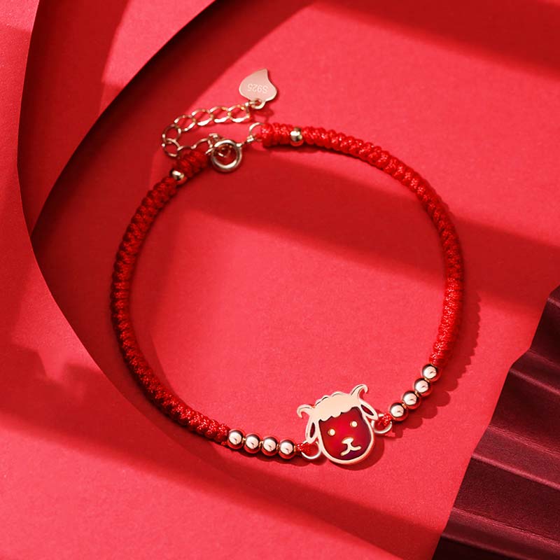 Mythstone 12 Chinese Zodiac Lucky Red String Bracelet