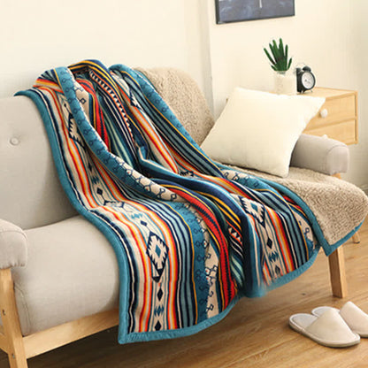 Mythstone Geometric Warm Soft Bed Throw Blanket