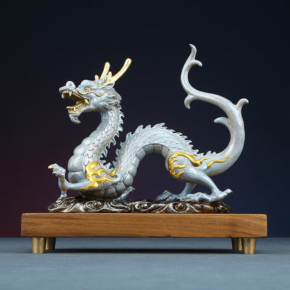 Mythstone Year Of The Dragon Copper Success Home Decoration