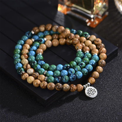 Mythstone 108 Meditation Healing Multilayer Mala