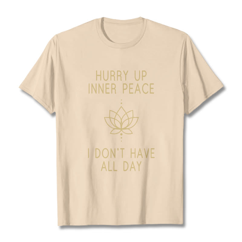 Camiseta Mythstone HURRY UP INNER PEACE 