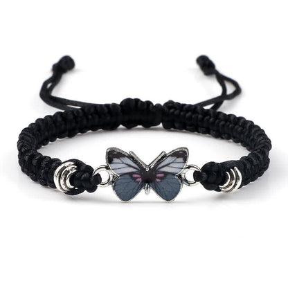 Pulsera con dije de mariposa y amor por la libertad de Mythstone