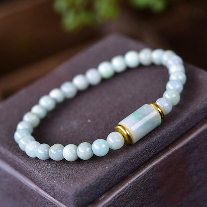 Mythstone Natural Jade Luck Prosperity Bracelet