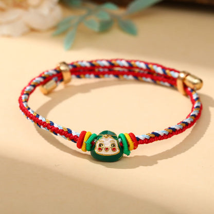 Mythstone Colorful Rope Zongzi Pattern Luck Handmade Child Adult Bracelet