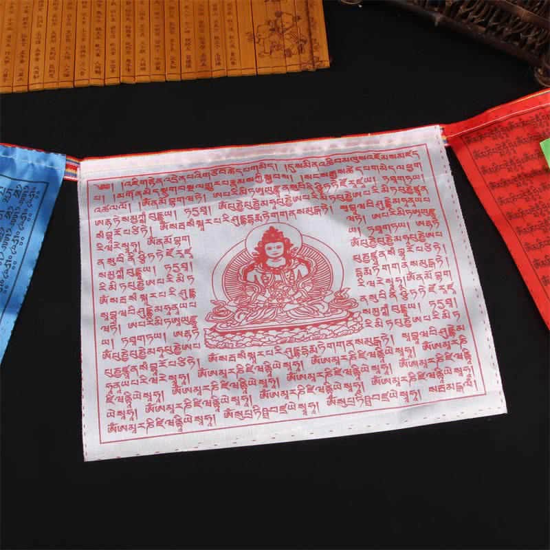 Mythstone Tibetan 5 Colors Windhorse Auspicious Outdoor Prayer Flag